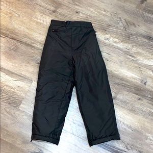 Boys New Moves Black Zip Up Ski Pants